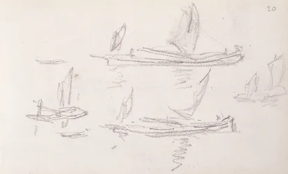 Studie für London-Serie, Boote auf der Themse